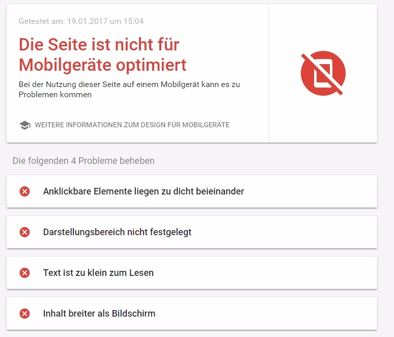 Die folgenden 4 Probleme beheben