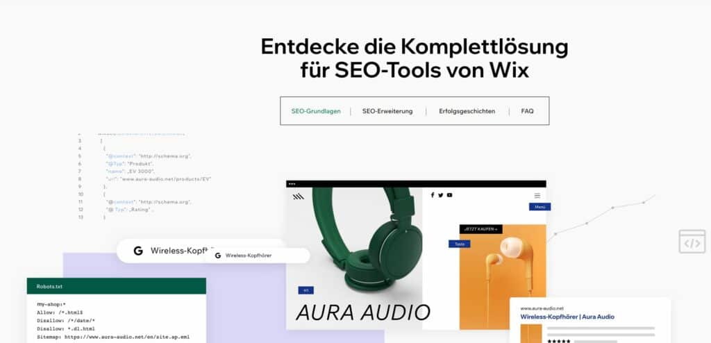 SEO-Optimierung von Wix