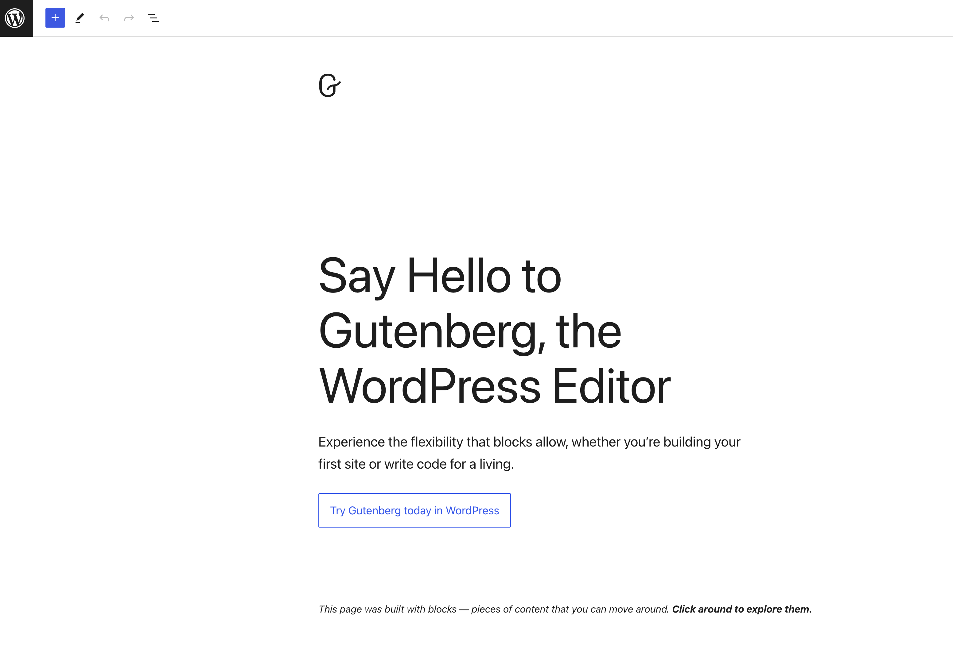 Gutenberg ist der Standard-Block-Editor von WordPress Gutenberg ist der Standard-Block-Editor von WordPress