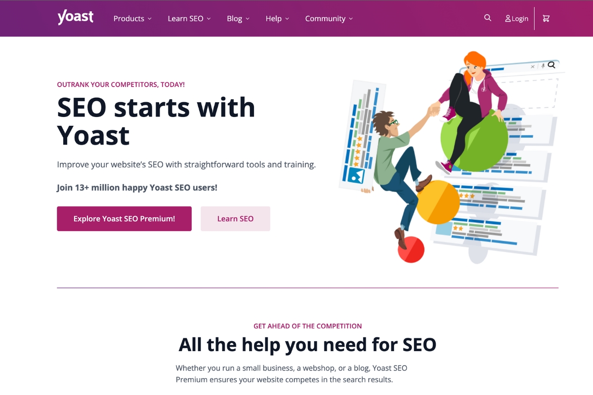 Yoast SEO ist eines der ältesten und bekanntesten SEO-Plugins für WordPress