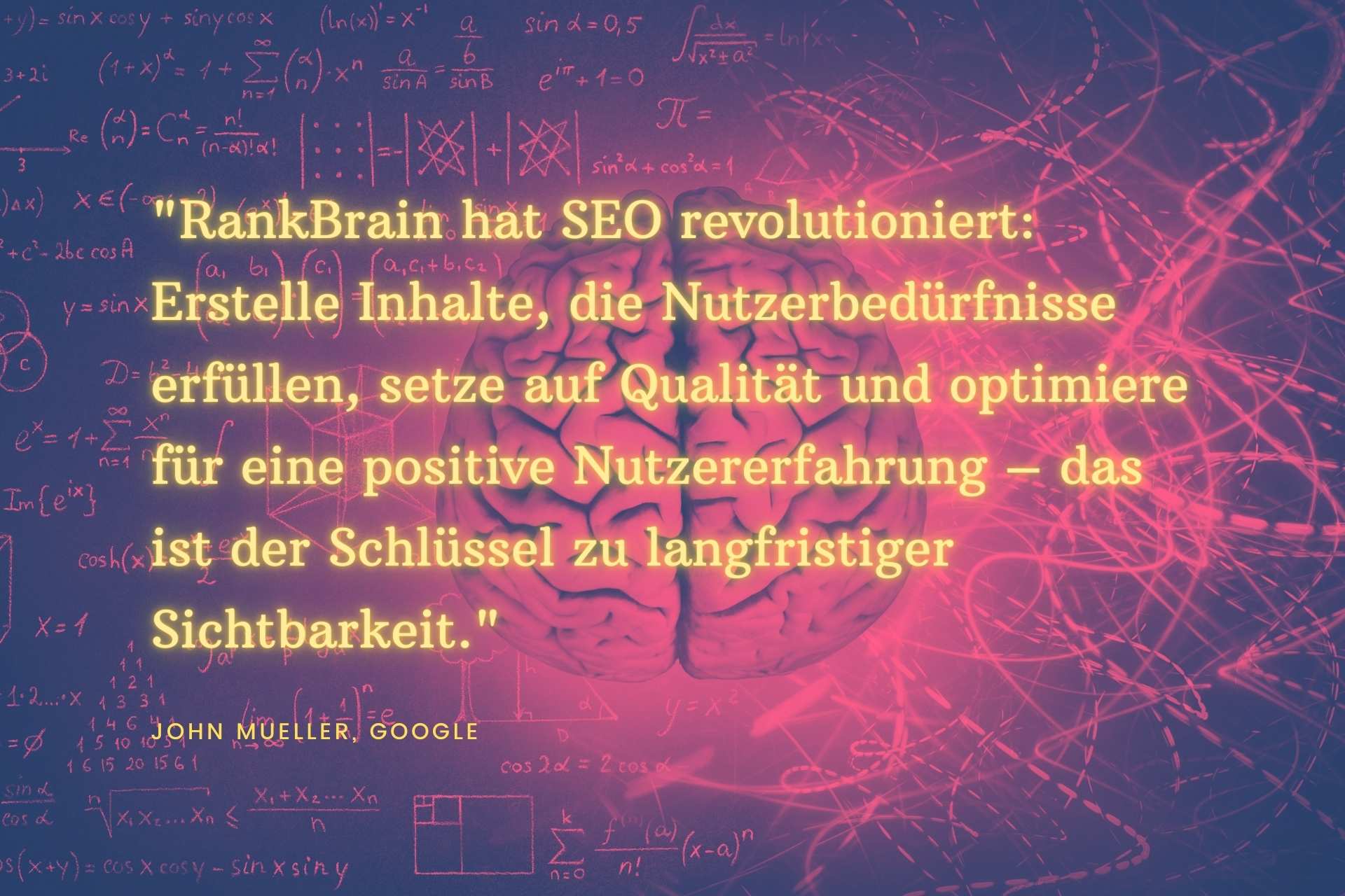 "RankBrain: Der Schlüssel zu moderner SEO und langfristiger Sichtbarkeit" "RankBrain: Der Schlüssel zu moderner SEO und langfristiger Sichtbarkeit"