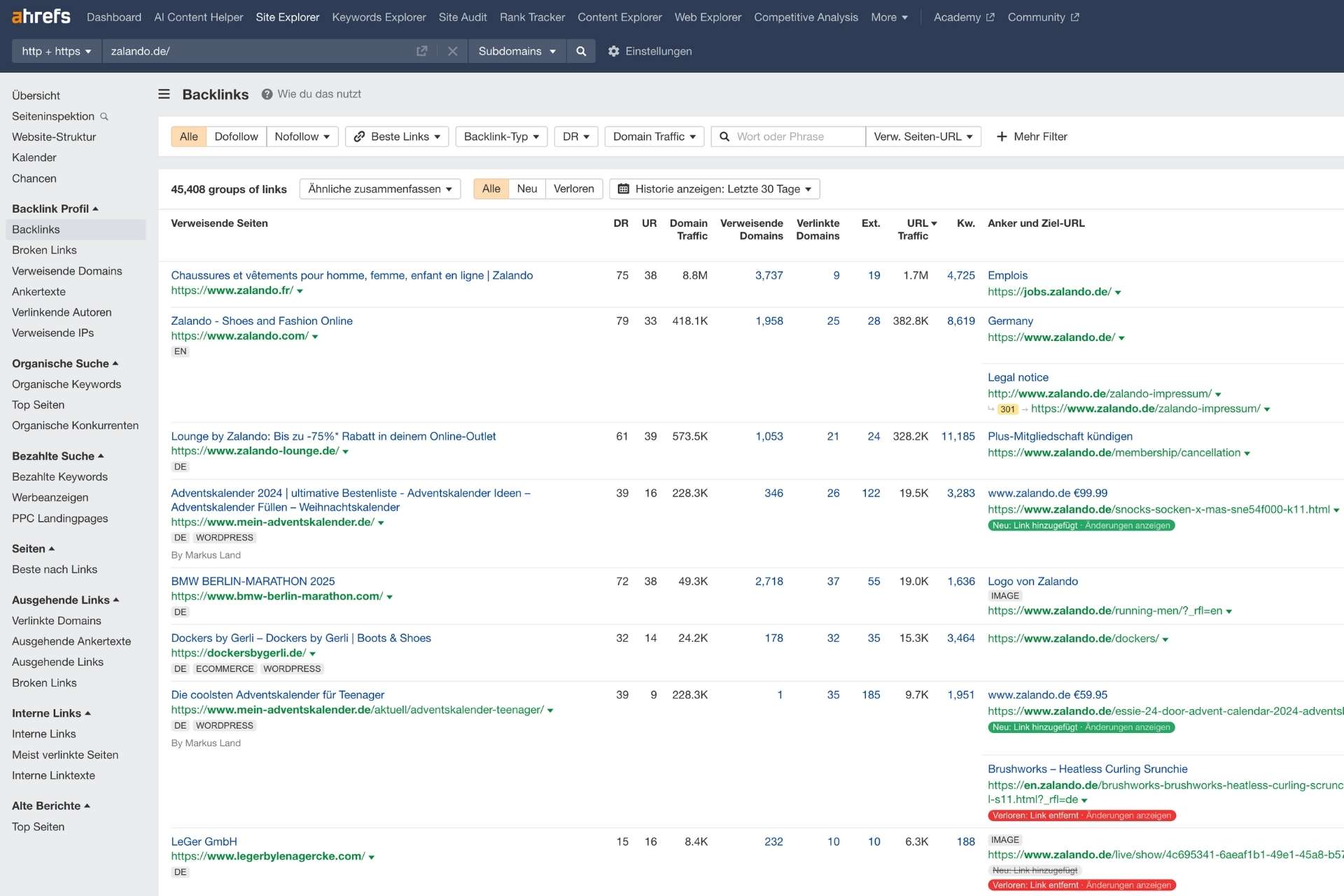 Schritte zur Backlink-Profilanalyse auf Ahrefs Schritte zur Backlink-Profilanalyse auf Ahrefs