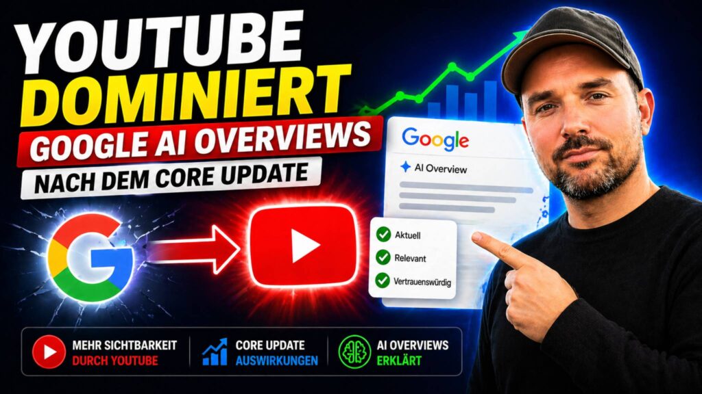 YouTube dominiert Google AI Overviews nach dem Core Update